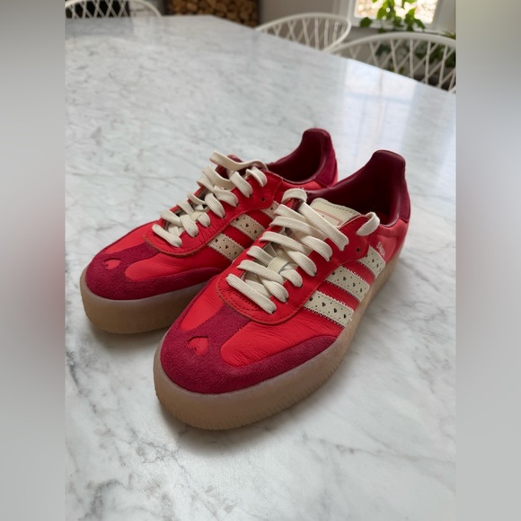 Adidas Samba Valentine's Day - Bright Red/Cream White/Team Victory Red sneakers - Picture 7 of 8